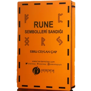 Rune Sembolleri Sandığı Ahşap Kutulu