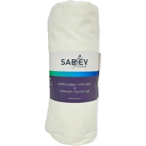 Fitted Lastikli Çarşaf Ranforce Çift Kişilik 160 x 200 cm Ekru