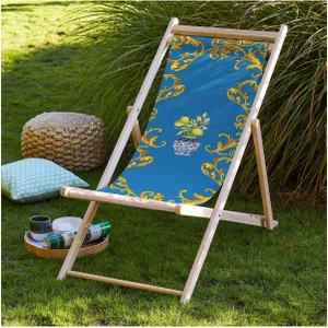 Adawall Blue Lemon Katlanabilir Şezlong