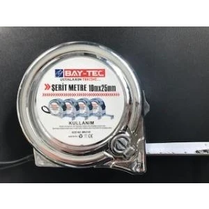 MK4149 10MT 25MM Krom Şerit Metre