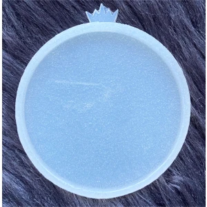 Epoksi Kalıpları Yuvarlak Epoksi Reçine Silikon Kalıbı 7,5cm