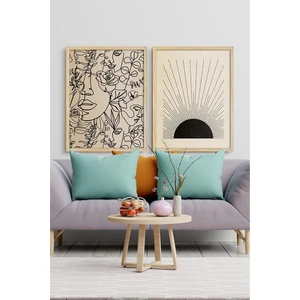 Özcanlar Çerçeve Çerçeveli Çoklu Tablo Çerçeveler Dekorasyon Ev Dekoru Konsept Ikili Ahşap Çerçeve ÖZC-357