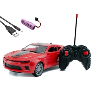 Ap-78 Uzaktan Kumandalı Chevrolet Camaro Şarj Edilebilir Işıklı Spor Araba 26 cm