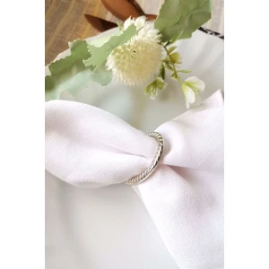 Emtory Home  6 Adet Metal Elips Peçete Halkası