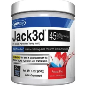Usplaps Jack 3D Son Version Pre Workout 250GR 45 Sevis. USA