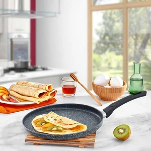 Zetra 28 cm Döküm Gözleme Krep Tavası Gri