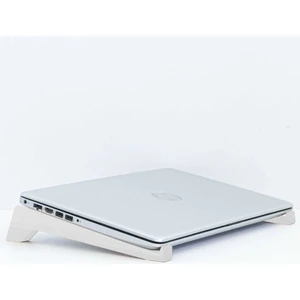Bk Gift Taşınabilir Ahşap Beyaz Notebook Laptop Standı