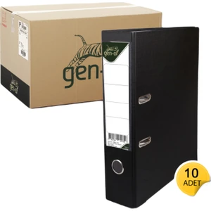 Plastik Klasör Geniş Siyah 10 Lu