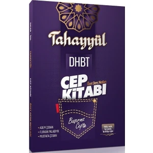 Tahayyül Yayınları Tahayyül 2022 DHBT Cep Kitabı Özet Ders Notları - Mustafa Çoban,
