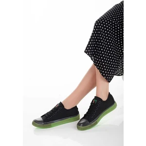 Kadın Renkli Taban Sneaker