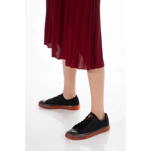 Kadın Renkli Taban Sneaker