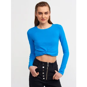 30113 Düğümlü Crop Top-Saks
