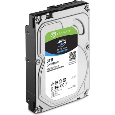 Seagate SkyHawk 3TB HDD 本体 Seagate 3tb Skyhawk ST3000VX010 3.5 5900 Rpm 64 MB Sata 3 Fiyatı