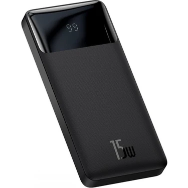 Baseus Bipow 15W Hızlı Şarj 10000 Mah LED Göstergeli