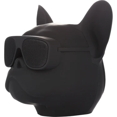 SZYKD Aerobull Bulldog Moda Taşınabilir Bluetooth Kablosuz Stereo Hoparlör Siyah (Yurt