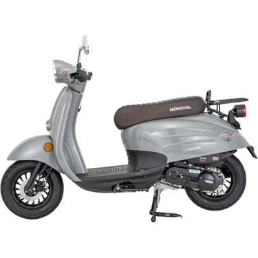 Mondial 50 Turısmo Motosiklet Gri 49,6 cc Motor Hacmi ile Şehir İçi Kullanım İçin