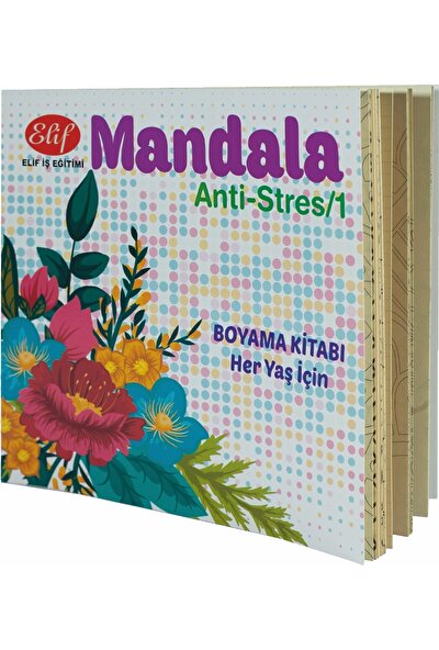Mandala Boyama Kitabı Anti Stres 1