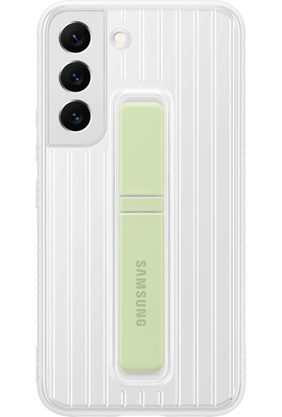 Samsung Galaxy S22 Ayaklı Koruyucu Kılıf Beyaz