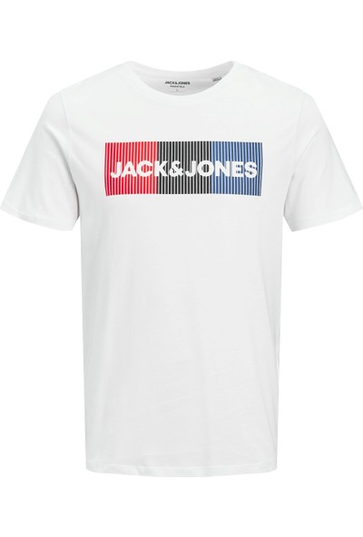 Jack Jones Corp Logo Erkek Baskılı Tişört 12191762