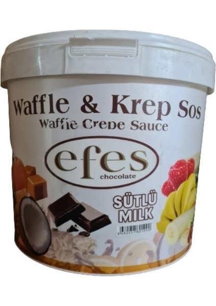 Efes Sütlü Waffle Krep Sosu 10 kg