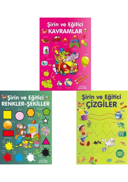 Şirin ve Eğitici Serisi - 3 Kitap - Yıldız Çelik