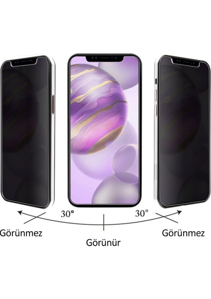 Tempered Glass Dayanıklı Tam Kaplama Hayalet Cam Ekran Koruyucu iPhone 13 Mini