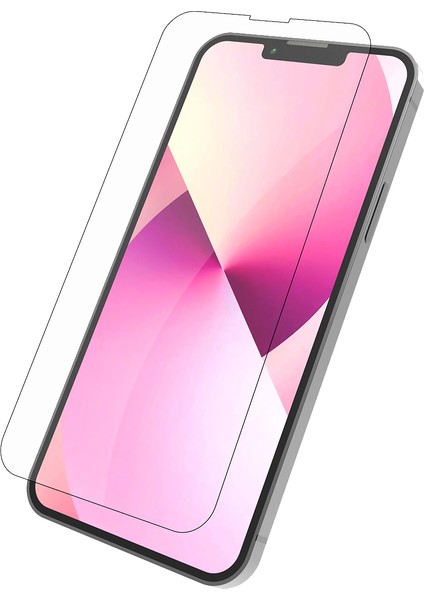 Tempered Glass Dayanıklı Tam Kaplama Kırılmaz Cam Ekran Koruyucu iPhone 13 Pro Max Siyah