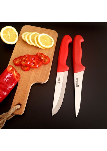 Red Mutfak Bıçak Seti Et Bıçağı Sebze Bıçağı Meyve Bıçağı 2'li