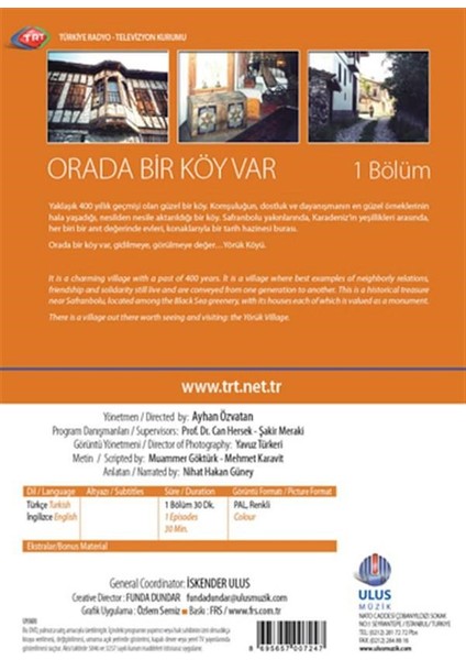 Orada Bir Köy Var (Trt Arşiv 65 - Dvd)