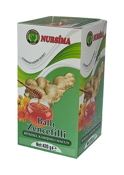 Ballı Zencefilli Bitkisel Karışımlı Macun 420 gr