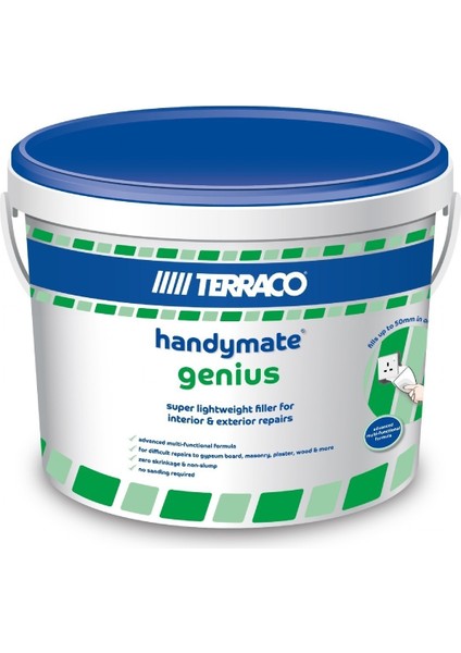 Handymate Genius Çok Amaçlı Süper Hafif Tamir Dolgu Macunu - 1 Lt