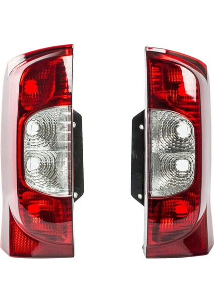 Fiat Fiorino Sağ + Sol Arka Stop Lambası Takımı 2008--2015 Yana Açılan
