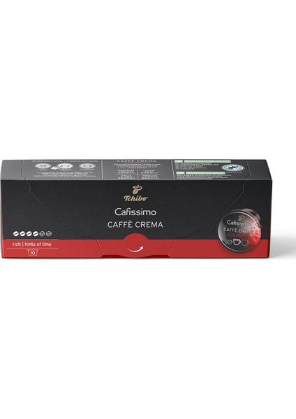 Cafissimo Caffe Crema Colombia Kapsül Kahve 10Lu