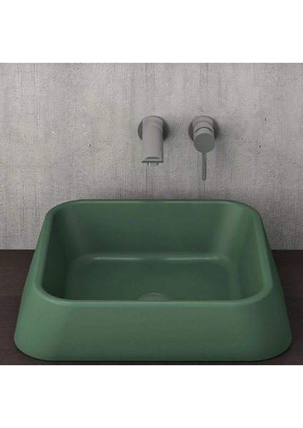 Bocchi Firenze Çanak Lavabo Mat Yeşil 1005-027-0125
