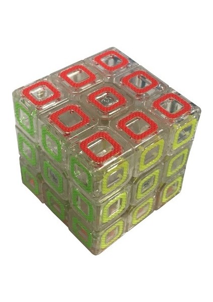 Yeni Nesil Şeffaf Fosforlu Zeka Küpü 3 Lü Rubik Zeka Küpü 3*3*3