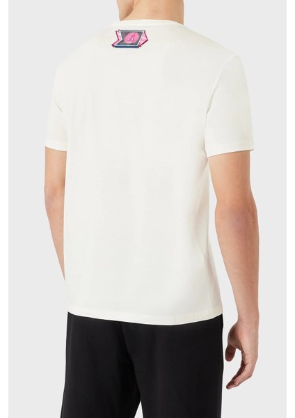 Baskılı Bisiklet Yaka % 100 Pamuk T Shirt Erkek T Shirt 3L1T8P 1JW5Z F119 fiyatları