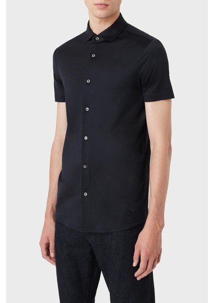 Regular Fit Kısa Kol Pamuklu Gömlek Erkek Gömlek 8N1CG0 1juvz 0920