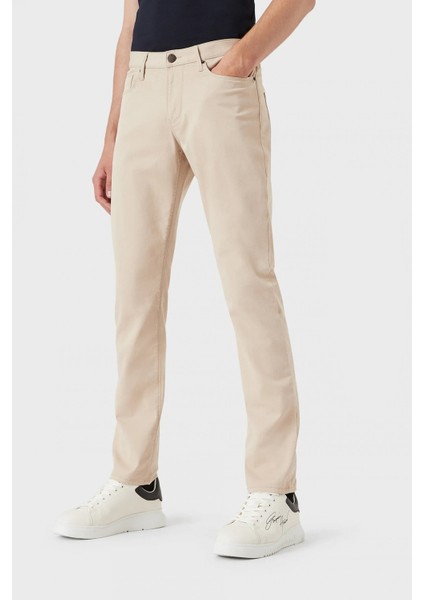 Pamuklu Cepli Slim Fit Jeans Erkek Kot Pantolon 8N1J06 1GN0Z 0142