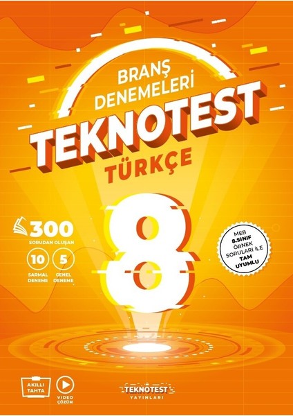 Ada Yayınları 8. Sınıf LGS Türkçe Branş Denemeleri