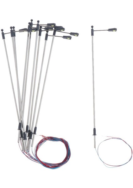 Ho Ölçekli LED Işıklar Modeli Binalar Dollhouse Kum Masa Aksesuar Işıkları 1:75 (Yurt Dışından) modelleri