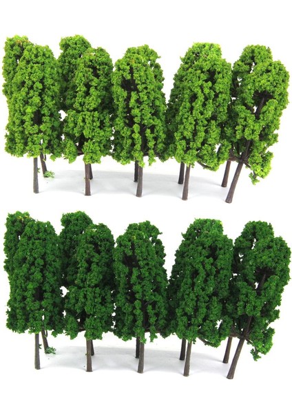20 Model Pagoda Ağaçları Tren Demiryolu Parkı Sokak Sahne N Ölçeği 8 cm Koyu Yeşil (Yurt Dışından)