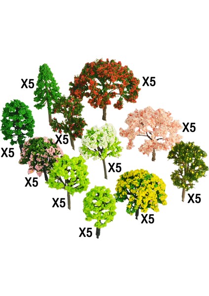 Model Ağaçları Minyatür Yapımı Malzeme Kum Masa Demiryolları Karışık Model Ağaçları (Yurt Dışından) modelleri