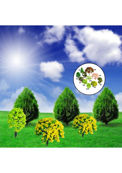 Model Ağaçları Minyatür Yapımı Malzeme Kum Masa Demiryolları Karışık Model Ağaçları (Yurt Dışından) fırsatları