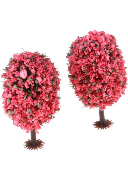 10 Parça Yeşil Manzara Peyzaj Modeli Noel Ağacı 4.5-10 cm Ah 6 cm (Yurt Dışından)