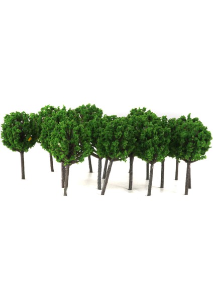 50X Z Ölçekli Model Tren Düzeni Ağaçları Demiryolu Bina Bahçe Manzara 4 cm (Yurt Dışından) fiyatları