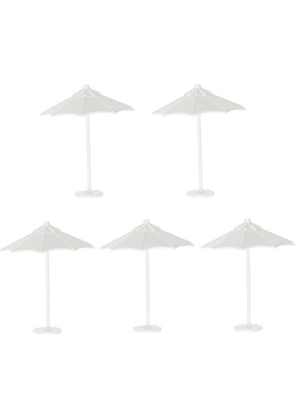 5'li Kum Masa Plaj Sahne Şemsiye Şekli Model Bahçe Dekor Ölçeği 1:75 (Yurt Dışından) fiyatları