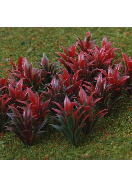 100 Adet Çiçekli Bitkiler Manzara Peyzaj Ölçeği 1: 100 Kırmızı (Yurt Dışından) fiyatları