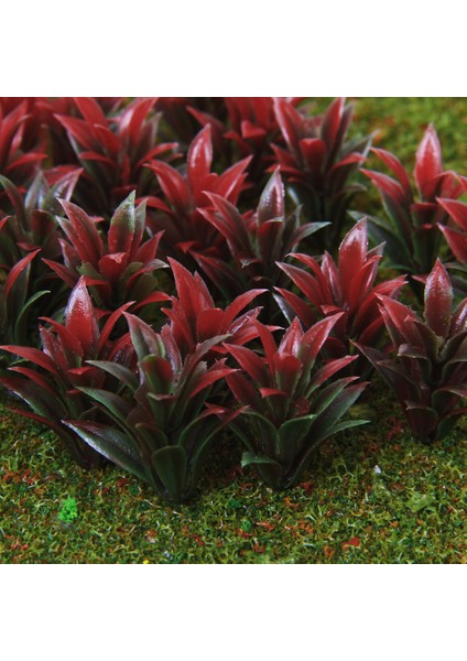 100 Adet Çiçekli Bitkiler Manzara Peyzaj Ölçeği 1: 100 Kırmızı (Yurt Dışından) fırsatları