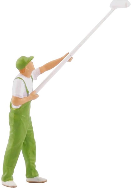 Reçine 1/87 Minyatür Insan Modeli Düzen Aksesuarları Için Minik Kişi Rakamlar Yeşil (Yurt Dışından)