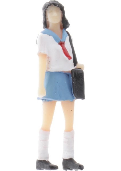 1:64 Rakamlar Diorama Üniforma Kız Japon Çocuk Düzeni Sahne Modeli (Yurt Dışından) fiyatları